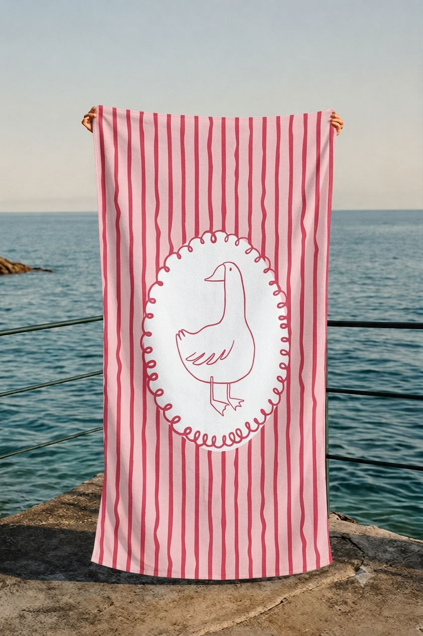 Duck's Line Towel + Pocket